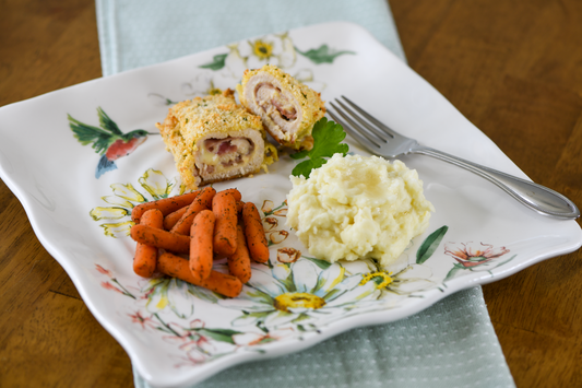 Crispy Oven Baked Chicken Cordon Bleu