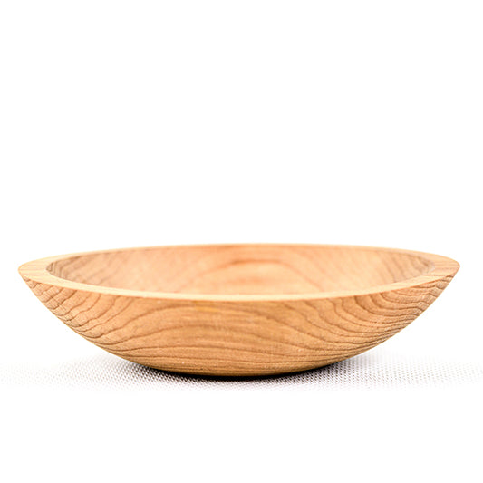 Vintage 9” Tree Spirit Hand Carved Maple Wooden Decorative Oval Bowl