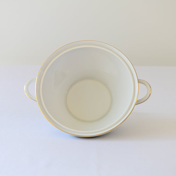 Vintage 11.5” Johann Haviland Fall leaves White Covered Porcelain Dish