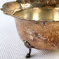 Vintage WM Rodgers 612 Silver Plated Scalloped Rim 4 Claw-Foot Bowl
