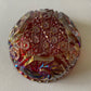 Vintage 7” L.E. Smith Ruby Carnival Comet in the Stars Glass Bowl