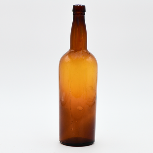 Light Amber Bottle Vase - Batstone Home