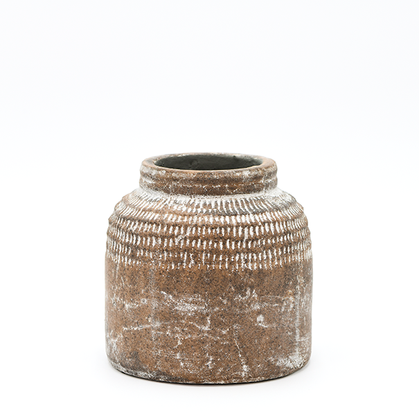 Distressed Terracotta Pot - Batstone Home