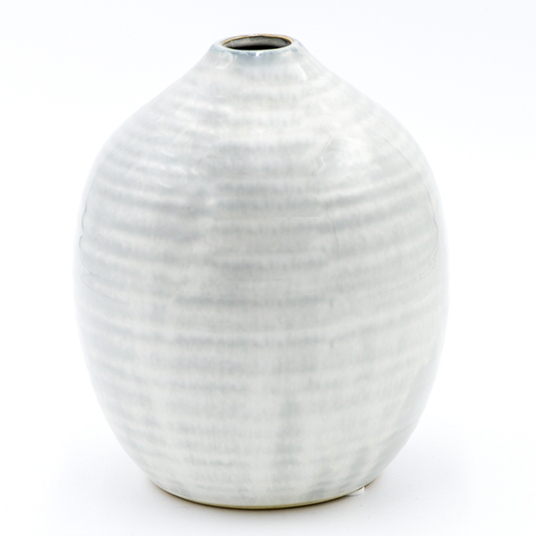 Lined Ceramic Glazed Vase - Batstone Home