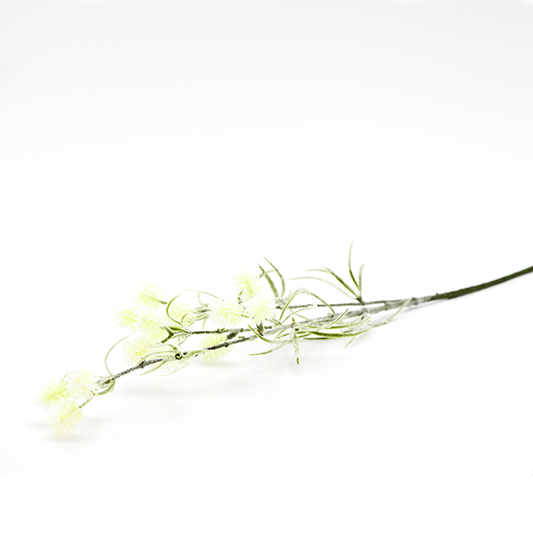 Long Stem Thistle Flowers - Muted Purple and Off-White - Batstone Home