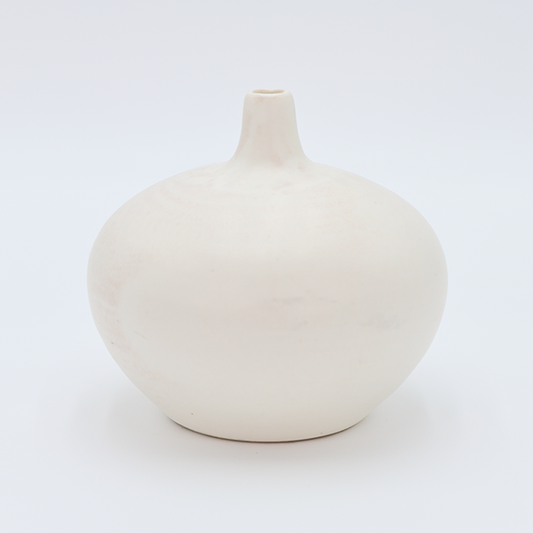 Vintage Round Ceramic Vase - Batstone Home